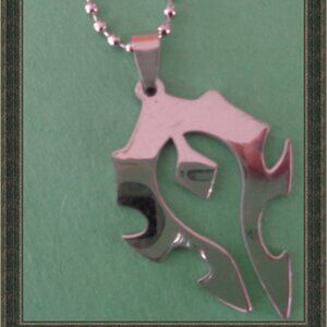 Stainless Steel World Of Warcraft Horde Theme Necklace Unisex